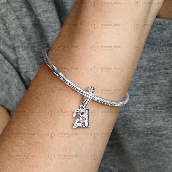 Pandora 21st Celebration Dangle Charm - Picture 2 of 2